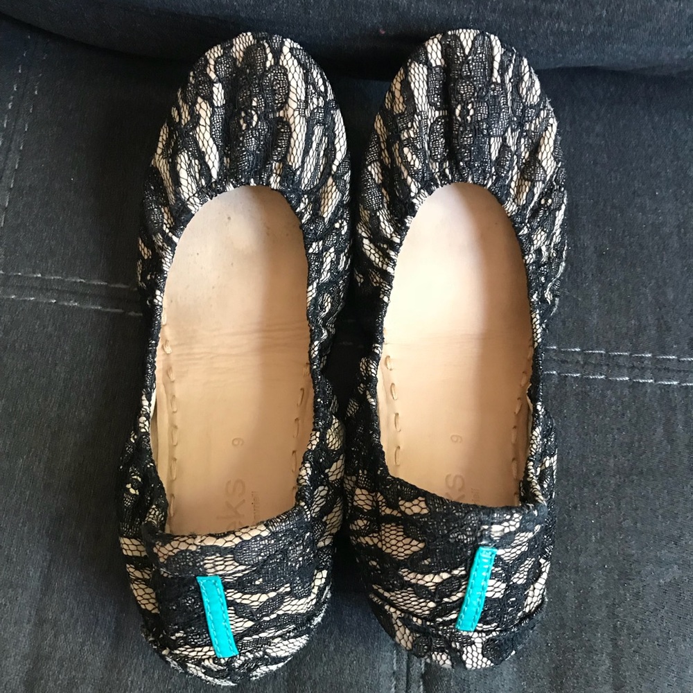 Tieks Nude Lace. Size 9.